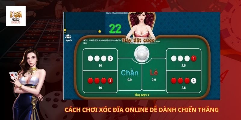 Cách chơi xóc đĩa online dễ dành chiến thắng