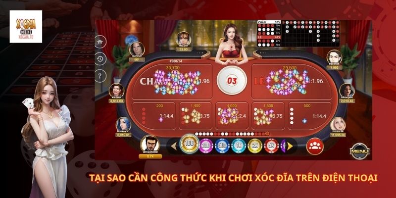 Công thức đánh xóc đĩa trên điện thoại 1 Tại sao cần công thức khi chơi xóc đĩa trên điện thoại