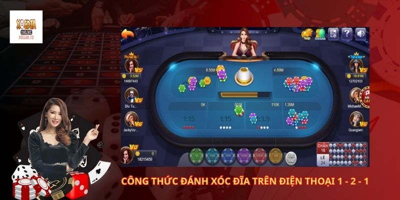 Công thức đánh xóc đĩa trên điện thoại 4 Công thức đánh xóc đĩa trên điện thoại 1 - 2 - 1