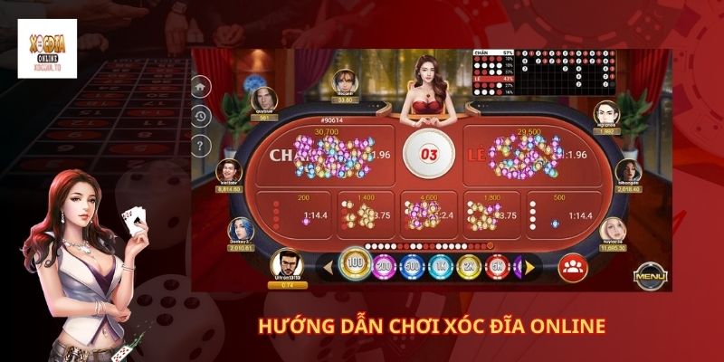 Hướng dẫn chơi xóc đĩa online