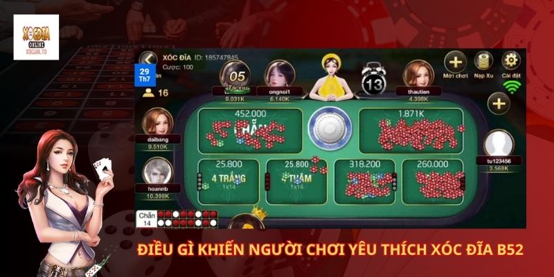 Game xóc đĩa B52 của cổng game đem lại trải nghiệm tuyệt vời